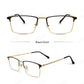 LUSEEN Anti Radiation Photochromic Eyeglass Sunglasses AG2251 Shades for Men Women Vintage Fashion Student Round Face Unisex Summer Outfit Resin Eyewear