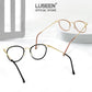 LUSEEN AG2269 Photochromic Anti Radiation Eyeglass for Men Women Anti Blue Light Replaceable Type Fashion Glasses