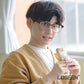 LUSEEN AG2270 Photocromic Anti Radiation Eyeglass Unisex for Women Men Fashion Student Neutral Browline Glasses AG2270