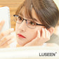 LUSEEN AG2244 Anti Radiation Photochromic Eyeglass Unisex Neutral Student Resin Full Rim Fashion Square Frame Glasses