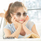 LUSEEN AG2257 Unisex Photochromic Anti Radiation Fashion Eyeglass Shades For Men Women Sunglasses For Round Face