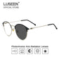 LUSEEN Salamin Photochromic Anti Blue Ray Anti Radiation Eyeglass Para sa Lalaki At Babae UV400 AG2202
