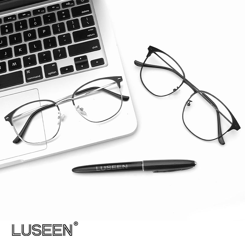 LUSEEN Anti Radiation Photochromic Eyeglass Computer Anti Blue Light Eye Glasses for Woman And Man AG2203