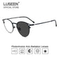 LUSEEN Anti Radiation Eyeglass Photochromic Anti Blue Ray Computer Eye Glasses para sa Babae Panlalaking Salamin sa Mata AG2204