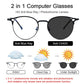 LUSEEN Anti Radiation Eyeglass Photochromic Anti Blue Ray Computer Eye Glasses para sa Babae Panlalaking Salamin sa Mata AG2204