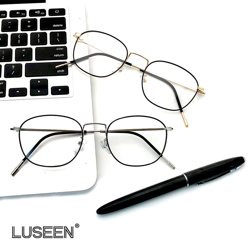 LUSEEN Anti Radiation Photochromic Eyeglasses Anti Blue Ray Computer Eyewear for Woman Man Eye Glasses AG2205