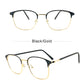 LUSEEN Photochromic Anti Radiation Eyeglass Metal Computer Glasses Anti Blue Light Eyeglasses Para sa Babae Lalaki AG2206