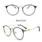 LUSEEN Anti Radiation Photochromic Eyeglasses for Women Men Replaceable Lens Computer Blue Light Glasses AG2208