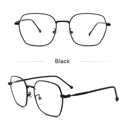 LUSEEN Photochroimic Anti Radiation Eyeglass for Woman Man Anti Blue Light Eye Glasses AG2213