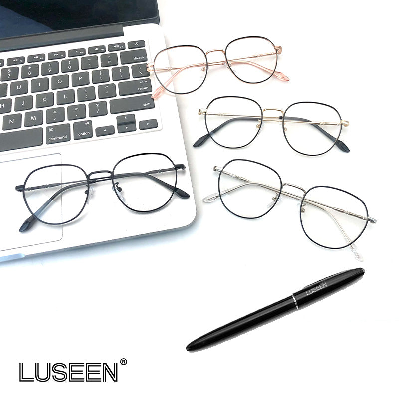 LUSEEN Anti Radiation Eye Glasses for Women Photochromic glasses UV400 Eyewear AG2216