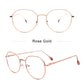 LUSEEN Photochromic Anti Radiation Salamin sa Mata Metal Computer Anti Blue Light Salamin Para sa Babae AG2218
