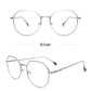 LUSEEN Photochromic Anti Radiation Salamin sa Mata Metal Computer Anti Blue Light Salamin Para sa Babae AG2218