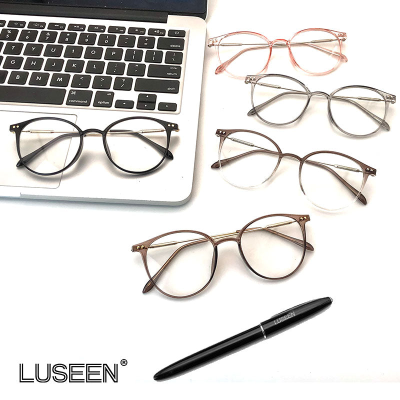 LUSEEN Anti Radiation Eyeglass Photochromic Computer Eye Glasses for Men and Woman AG2220