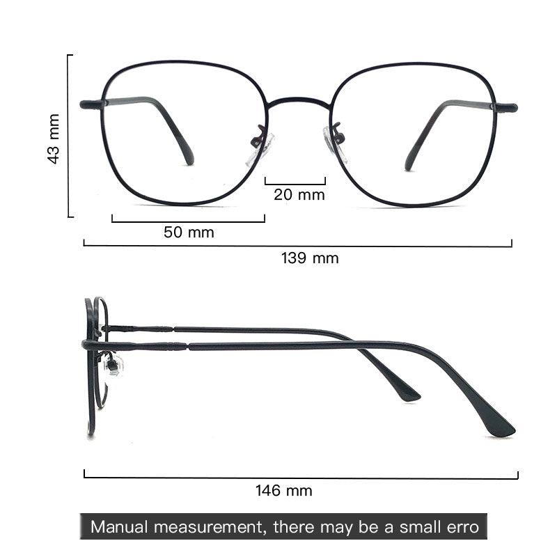 LUSEEN Anti Radiation Photochromic Eyeglass For Woman Man Replaceable Eye Glasses Anti Blue Light Eyewear AG2222