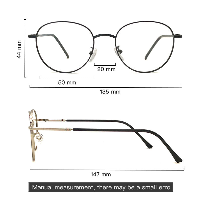 LUSEEN Photochromic Anti Radiation Eyeglass For Woman And Man Replaceable Lens Eye Glasses AG2223