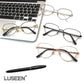 LUSEEN Photochromic Anti Radiation Eyeglass For Woman Cat Eye Glasses Retro Metal Eyeglasses AG2226