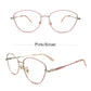 LUSEEN Anti Radiation Eyeglass Photochromic Cat Eye Glasses For Woman Retro Metal Frame Eyeglasses AG2227