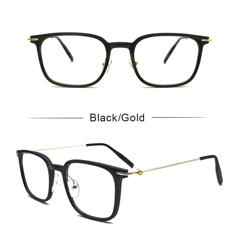 LUSEEN Photochromic Anti Radiation Eyeglass For Woman And Men TR Eyeglasses Frames Square Anti Blue Glasses AG2228