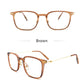 LUSEEN Photochromic Anti Radiation Eyeglass For Woman And Men TR Eyeglasses Frames Square Anti Blue Glasses AG2228