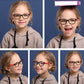 LUSEEN Anti Radiation Eye Glasses para sa mga Bata Anti Rad Eye Glasses na may Case Protect Eyewear para sa Mga Lalaki at Babae AG3201
