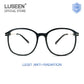 LUSEEN Anti Radiation Glasses Replaceable Lens Computer Eyeglass for Men and Women Eyewear AG8803
