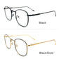 LUSEEN Anti Radiation Eyeglass For Woman And Man Metallic Frame Glasses Replaceable Lens Eyeglasses Frames AG8805