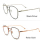 LUSEEN Anti Radiation Eyeglass For Woman And Man Metallic Frame Glasses Replaceable Lens Eyeglasses Frames AG8805