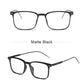 LUSEEN Anti Radiation Eyeglass For Woman And Man Anti Rad Eye Glasses Square TR Frame Anti Blue Ray Glass AG8807