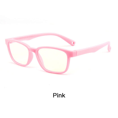 LUSEEN Anti Radiation Eye Glasses for Kids Anti Rad Eye Glasses with Case Protect Eyewear for Boys and Girls AG3201