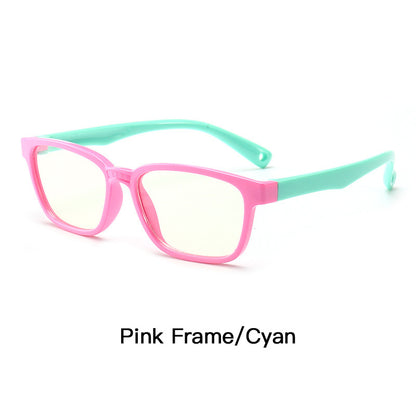 LUSEEN Anti Radiation Eye Glasses for Kids Anti Rad Eye Glasses with Case Protect Eyewear for Boys and Girls AG3201