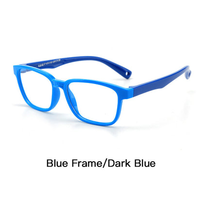LUSEEN Anti Radiation Eye Glasses for Kids Anti Rad Eye Glasses with Case Protect Eyewear for Boys and Girls AG3201